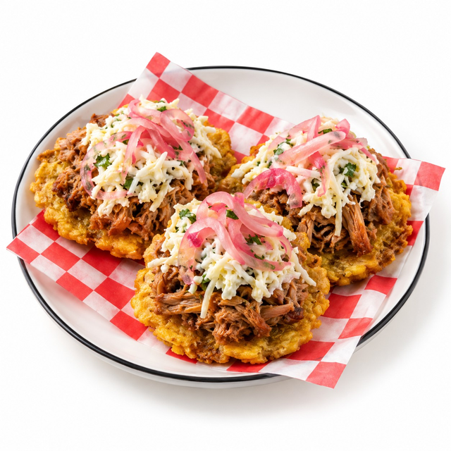 Pork Tostones.