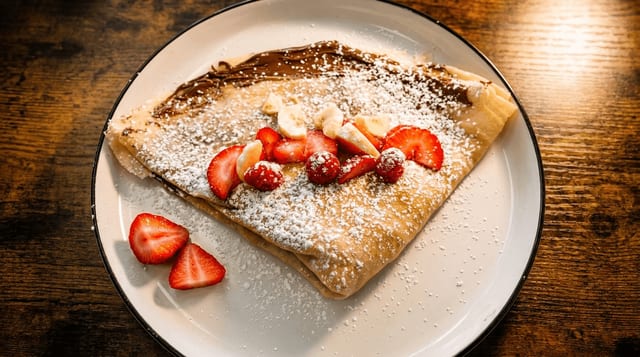 Dulce de Leche Crepe.